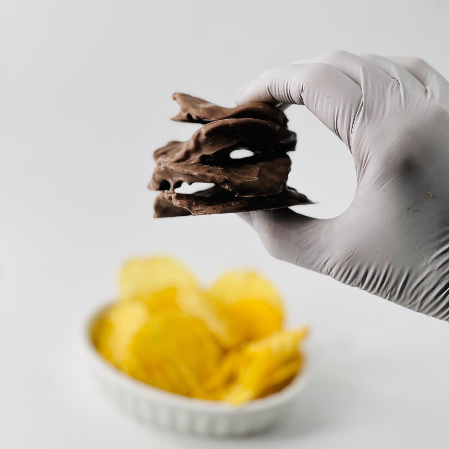 Chocolate Covered Potato Chips.