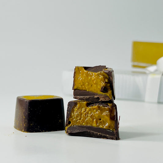 Turmeric Cardamom Chocolate Pieces